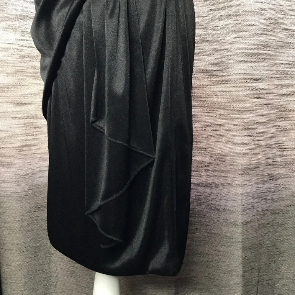 TEEZE ME BLACK MED STRAPLESS DRESS WITH BLING